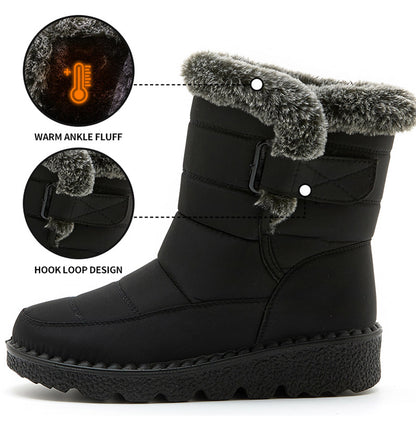 Women's Winter Ankle Boots with Fur