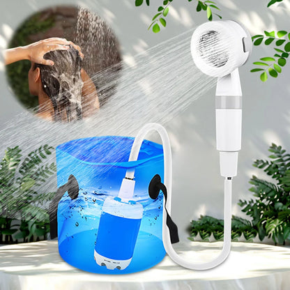Rechargeable Camping Shower Pump 4000mAh Digital Display