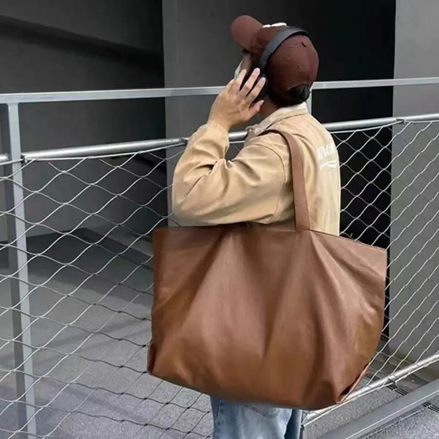 Siena PU Leather Shopper Tote