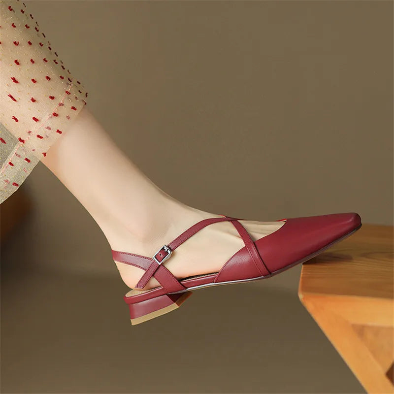 Mirelle Leather Flats