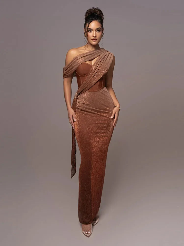 Agatha One Shoulder Dress