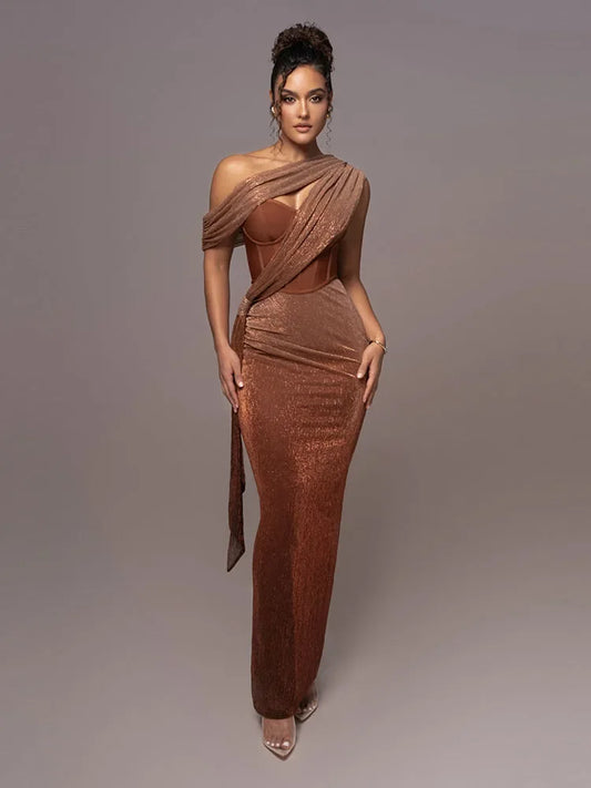 Agatha One Shoulder Dress
