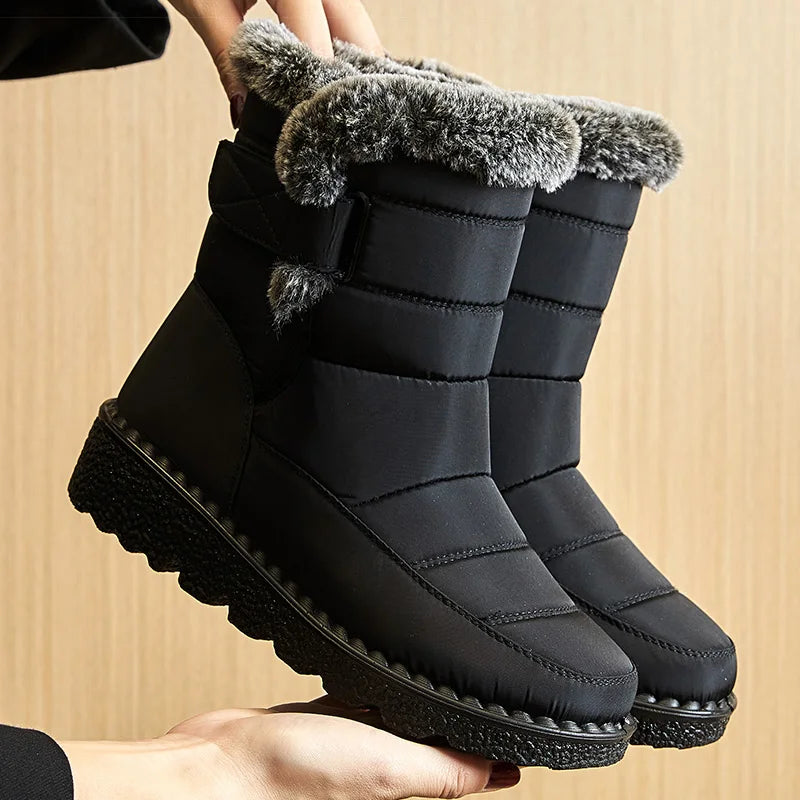 Women's Winter Ankle Boots with Fur