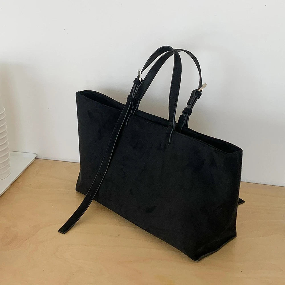 Siena Faux Suede Tote Bag