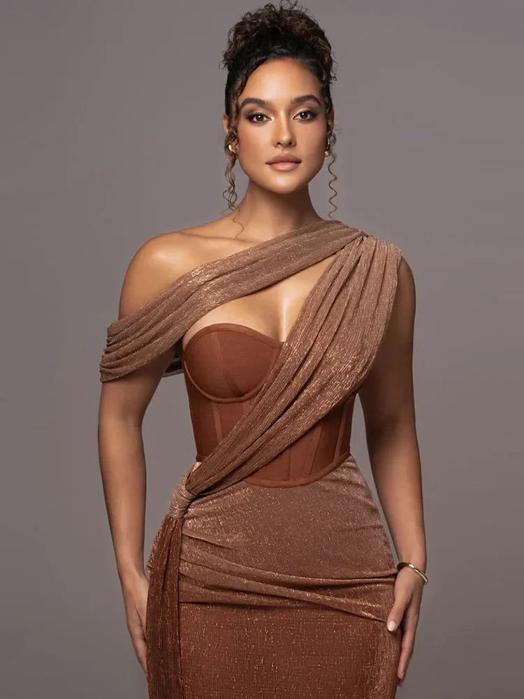 Agatha One Shoulder Dress