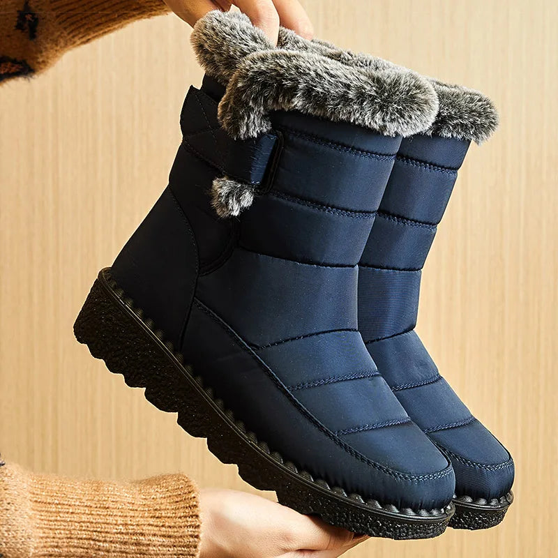 Women's Winter Ankle Boots with Fur