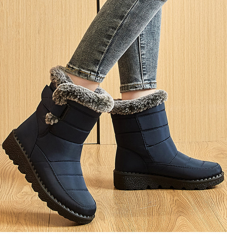 Women's Winter Ankle Boots with Fur