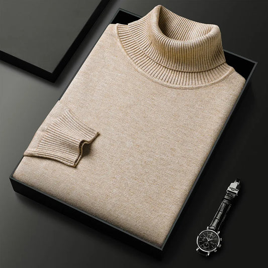 Elara Cashmere Blend Turtleneck Sweater