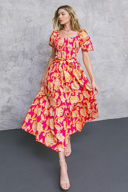 Luna Poplin Ankle Dress
