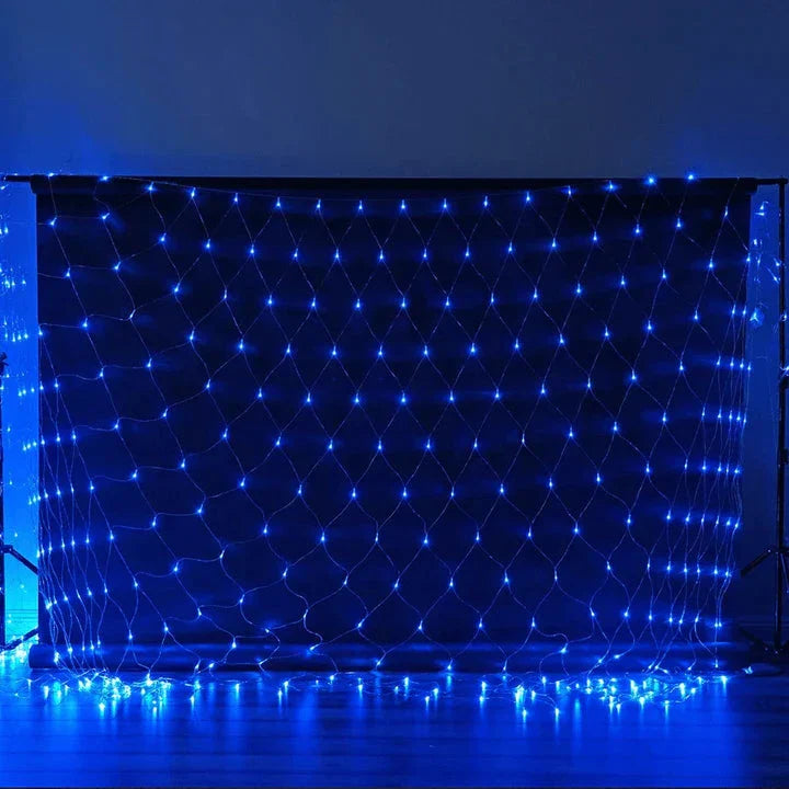 Outdoor Mesh Net Lights with 3 Meter Cord and Weatherproof Construction