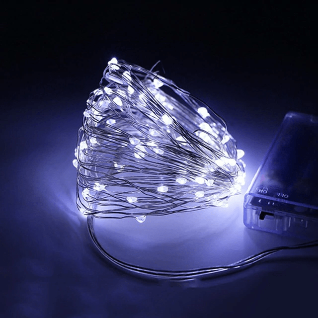 Solar String Lights Outdoor with Bendable Copper Wire and Remote Control, 164-328ft