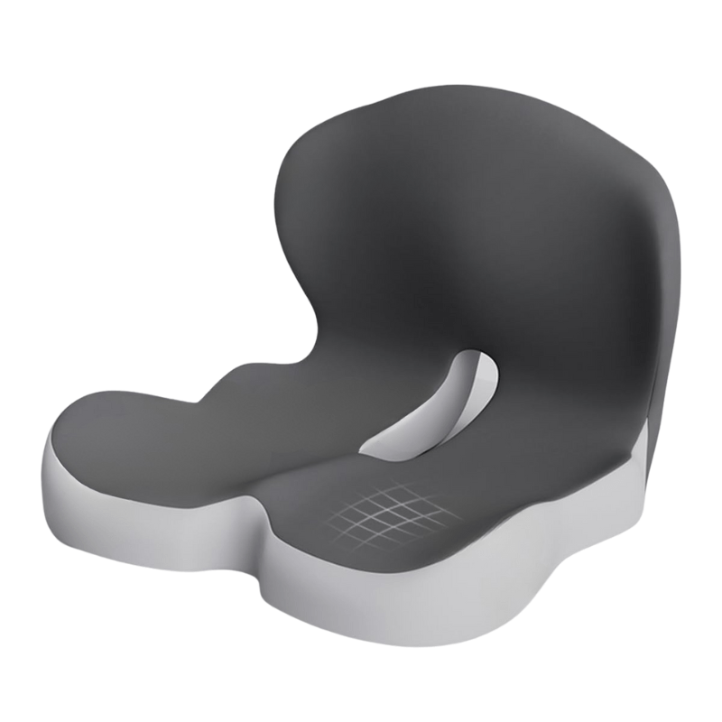 Memory Foam Seat Cushion with Anti Slip Base and Washable Cover