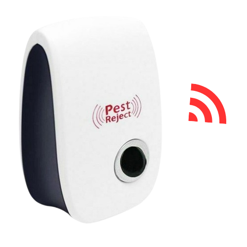 Ultrasonic Pest Repeller with Variable Frequency and Heat Dissipation for Indoor Outdoor Use