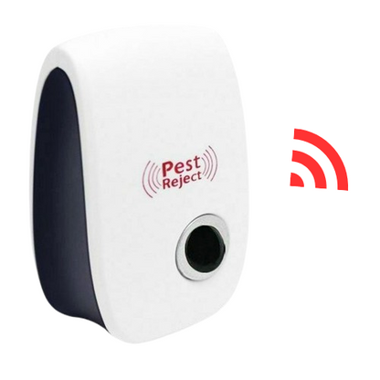 Ultrasonic Pest Repeller with Variable Frequency and Heat Dissipation for Indoor Outdoor Use