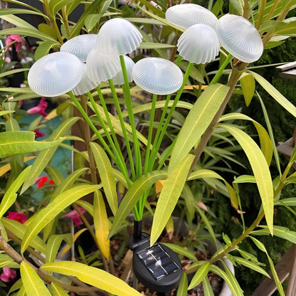 Jellyfish Solar Garden Light with 10 Color Changing LEDs and Auto Sensor