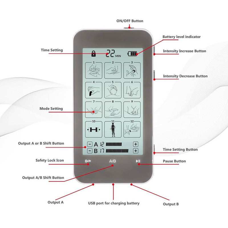 Verve TENS Unit and EMS Muscle Stimulator