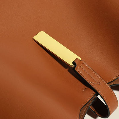 Odette Vintage læder hobo-taske