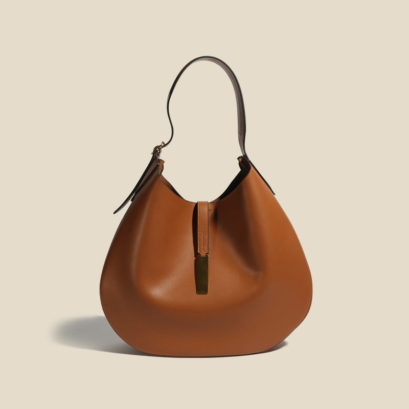 Odette Vintage læder hobo-taske