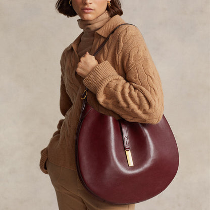 Odette Vintage læder hobo-taske