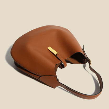 Odette Vintage læder hobo-taske