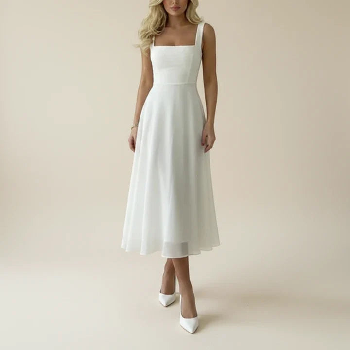 Jade Square Neck Dress