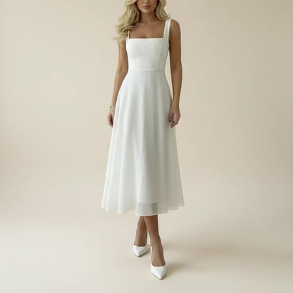 Jade Square Neck Dress