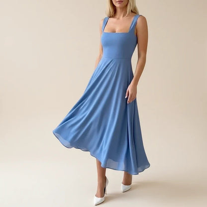 Jade Square Neck Dress