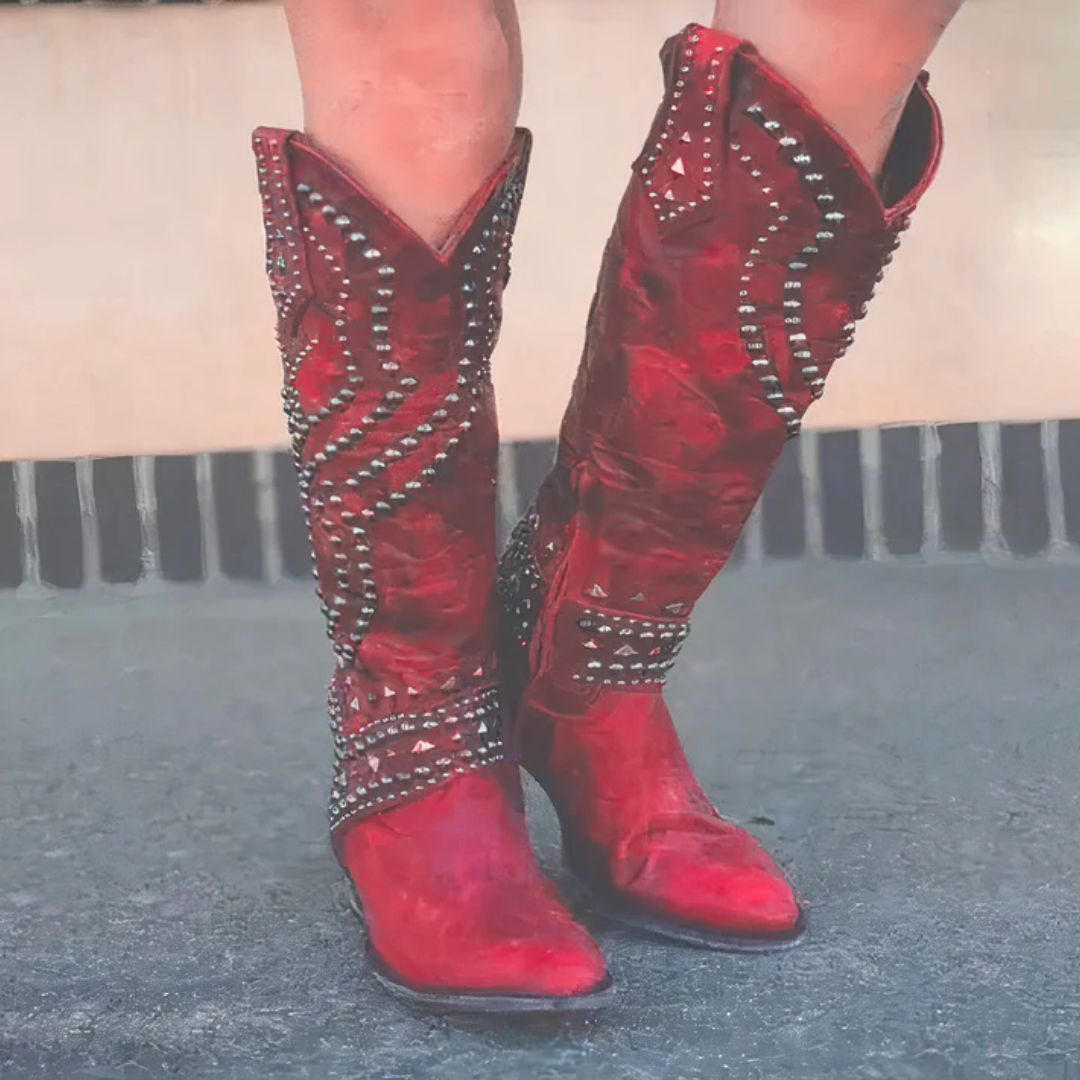 Siena Studded Western Boots