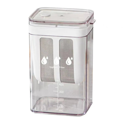 Stainless Steel Yogurt Strainer with Mesh Basket and Collection Container, 1100ml