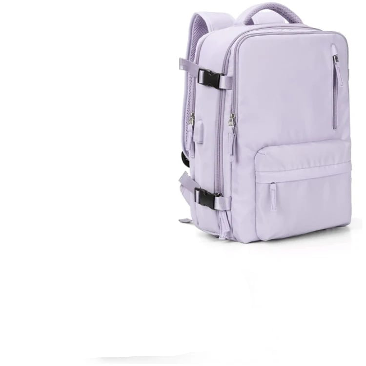 Women's 35L Backpack with USB Charging Port and Laptop Compartment, Wet Shoe Storage