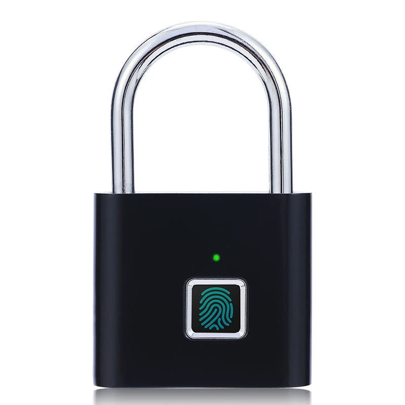 Fingerprint Padlock with Wireless App Control and 10 Fingerprint Storage, 6-Month Battery
