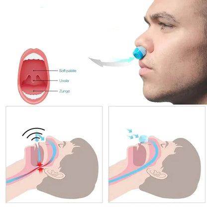 Portable Airflow Device with Micro Blower Technology and 8-Hour Battery, Travel Sleep Support