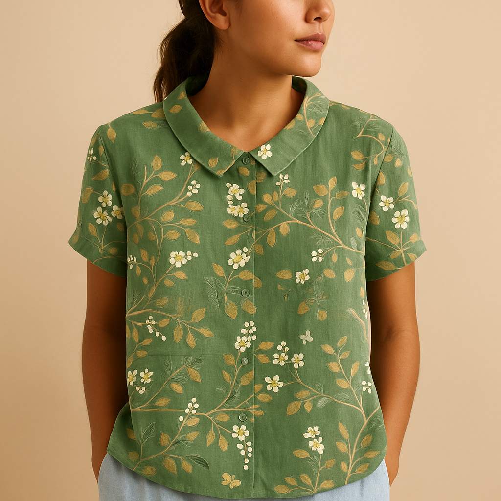 Daisy Floral Print Blouse