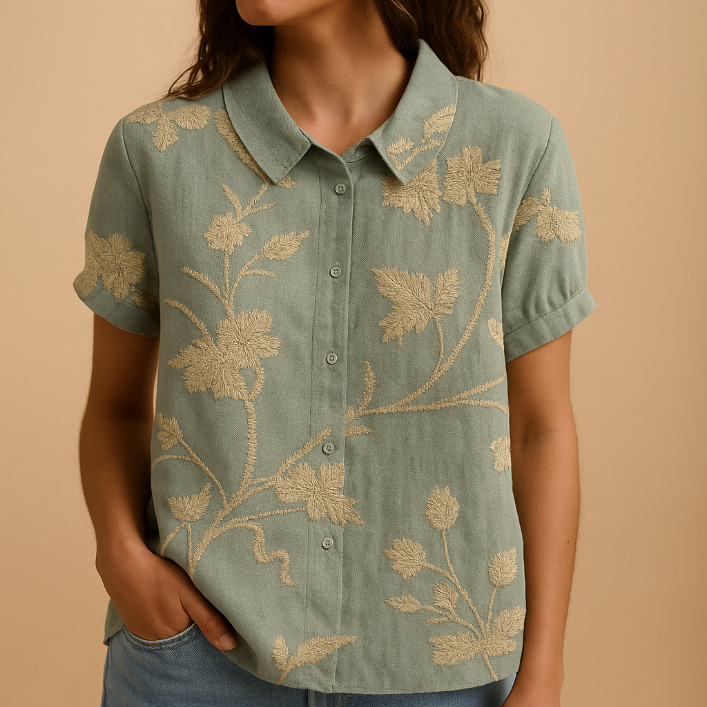 Daisy Floral Print Blouse