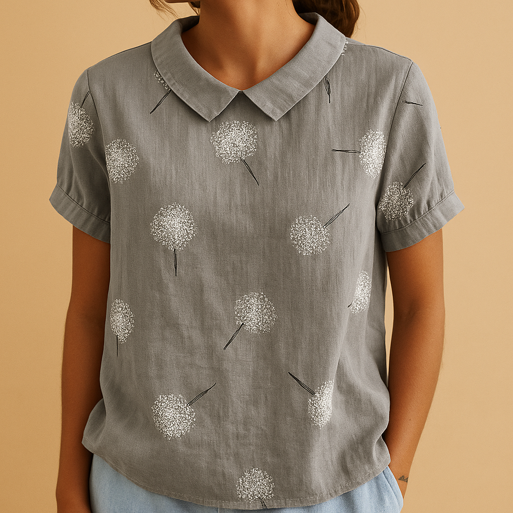 Daisy Floral Print Blouse