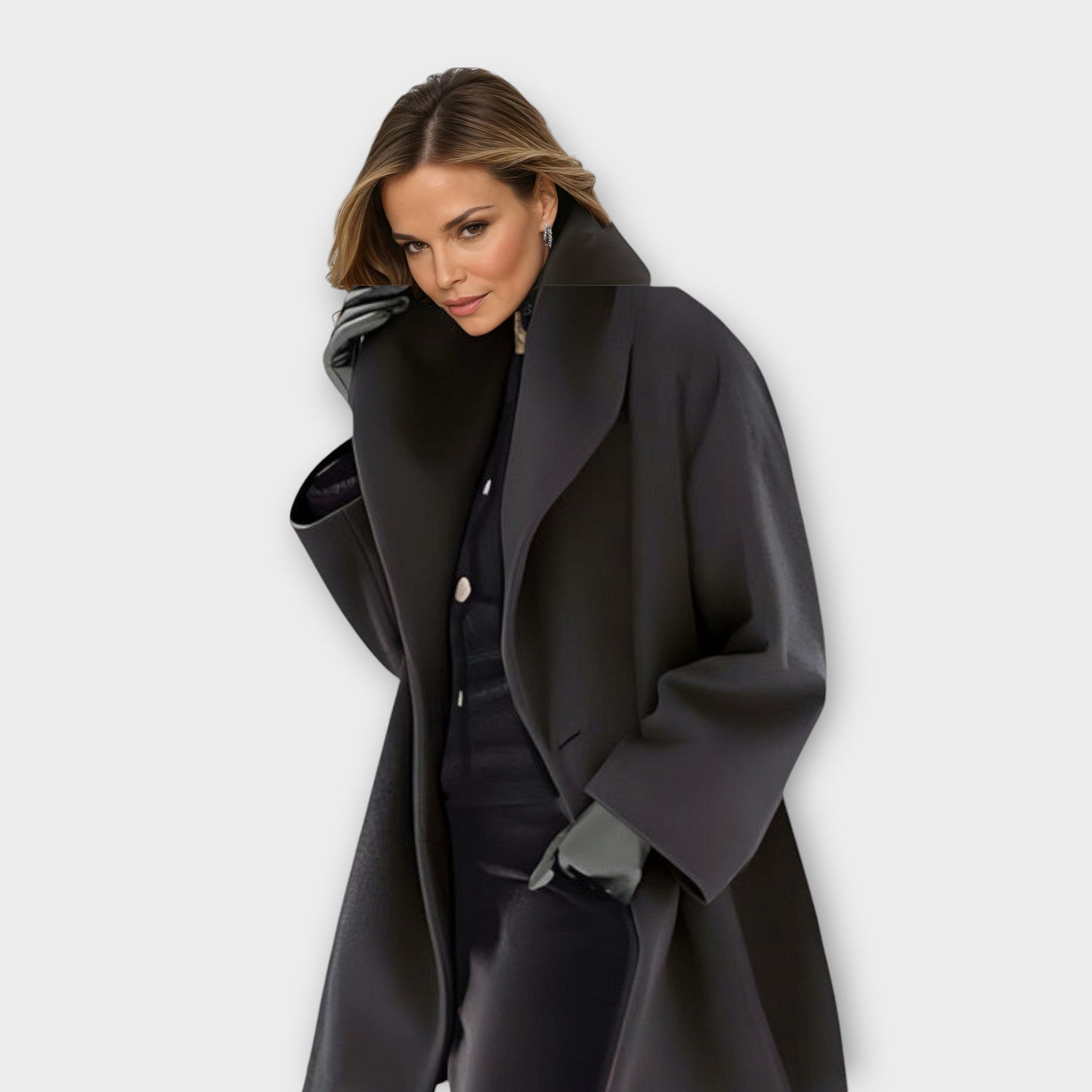 Luna Oversized Hooded Coat