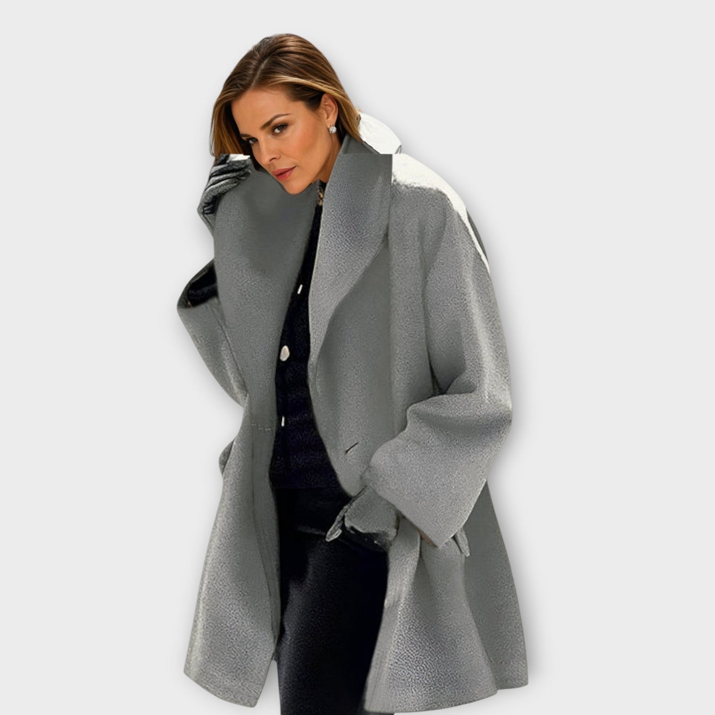 Luna Oversized Hooded Coat