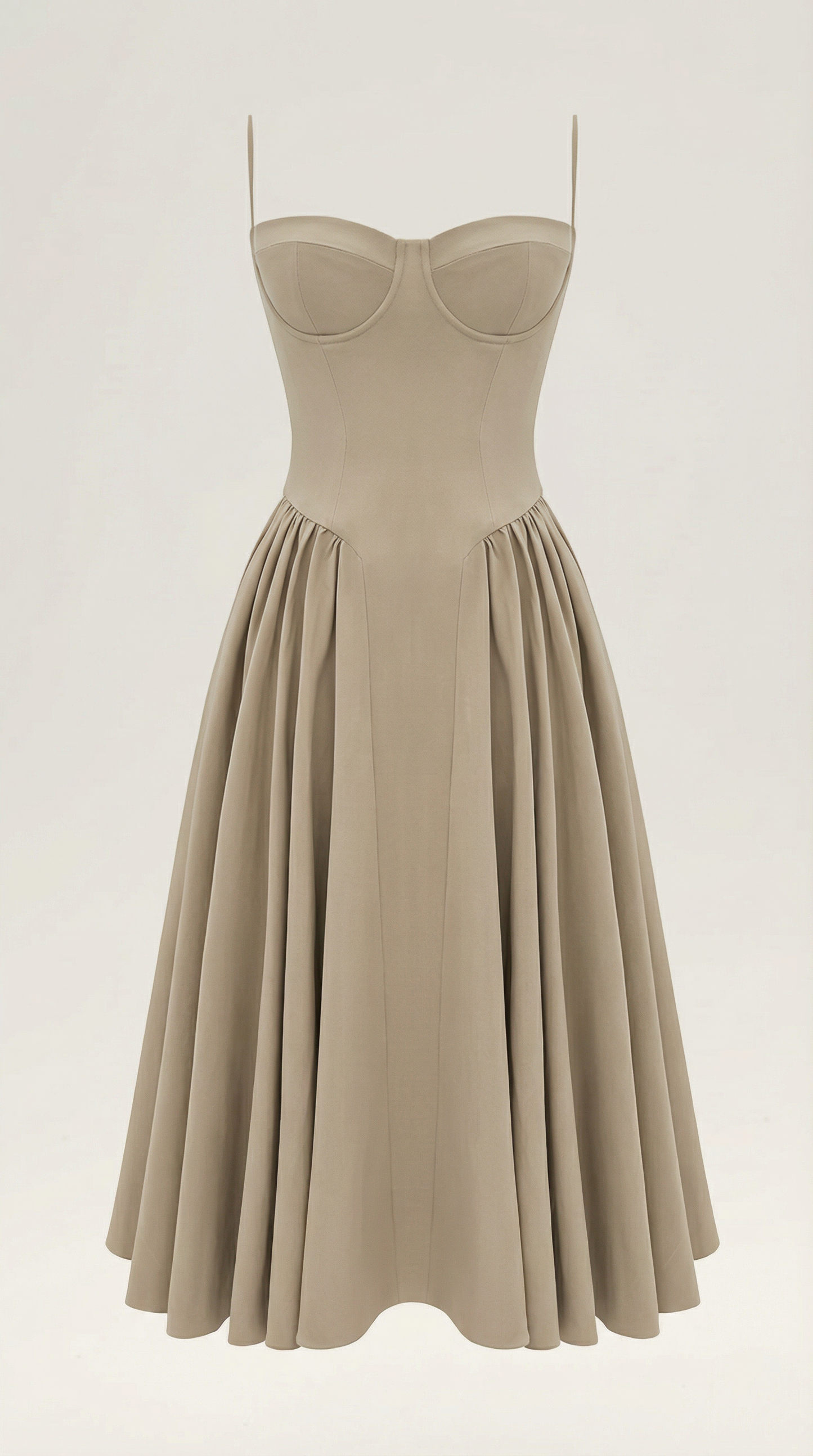 Odette Korset Midi Kjole