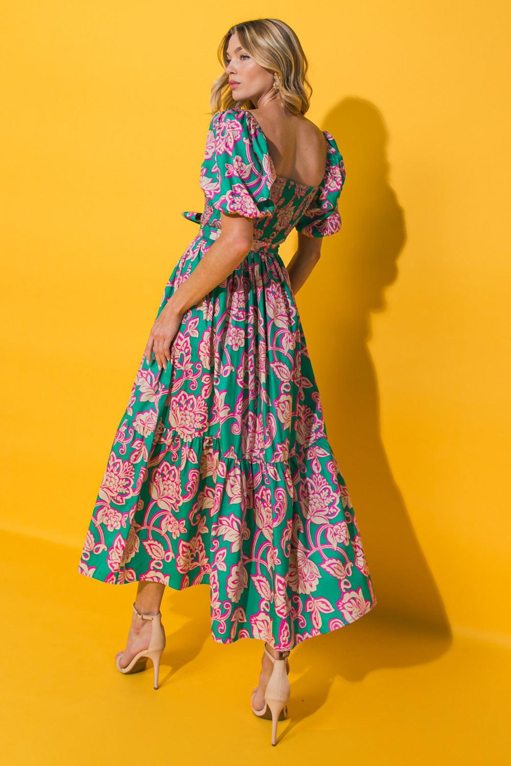 Luna Poplin Ankle Dress