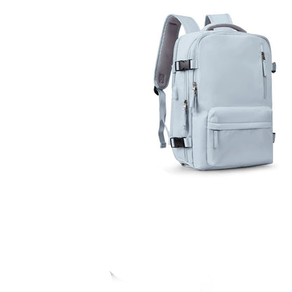 Women's 35L Backpack with USB Charging Port and Laptop Compartment, Wet Shoe Storage