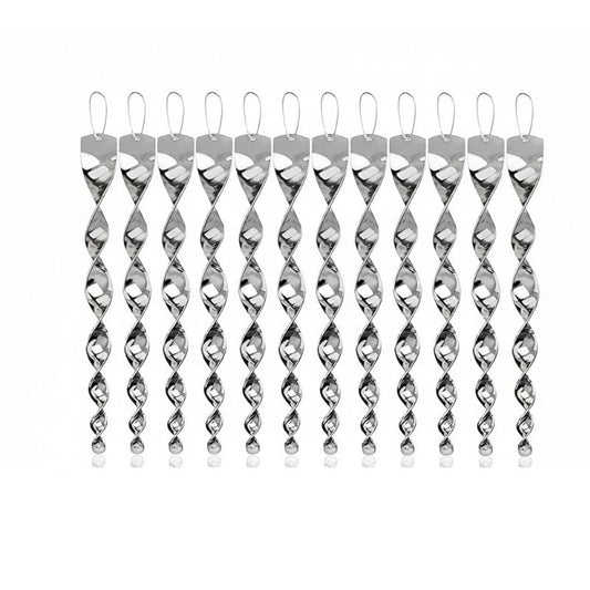 Spinning Reflective Rod for Bird Deterrent with Rope Hanging