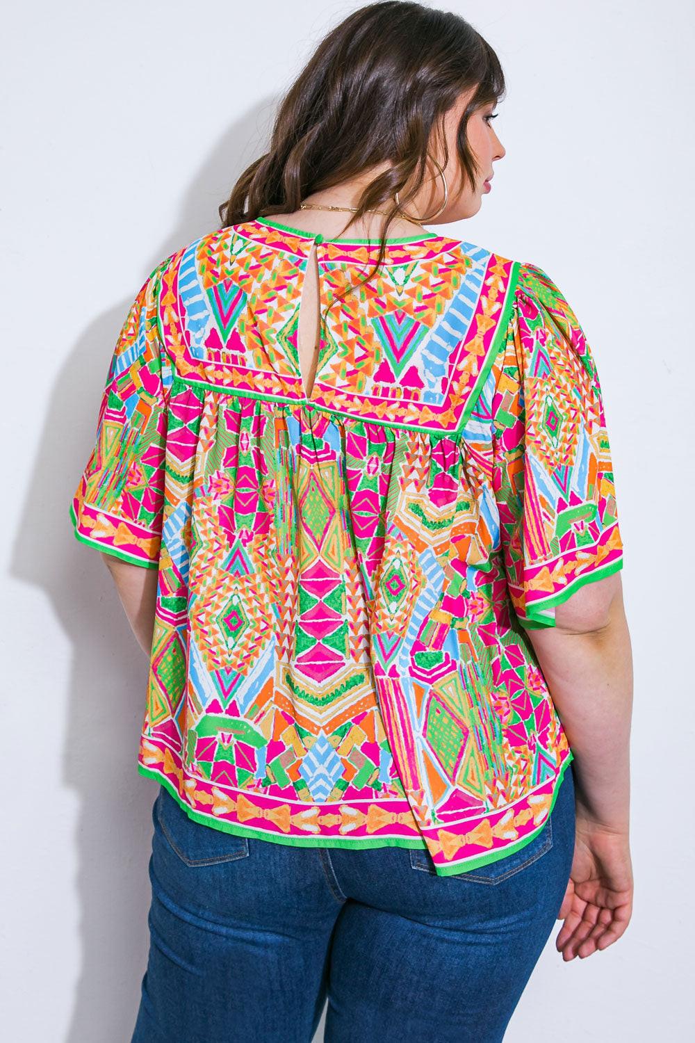 Willow Printed Woven Top