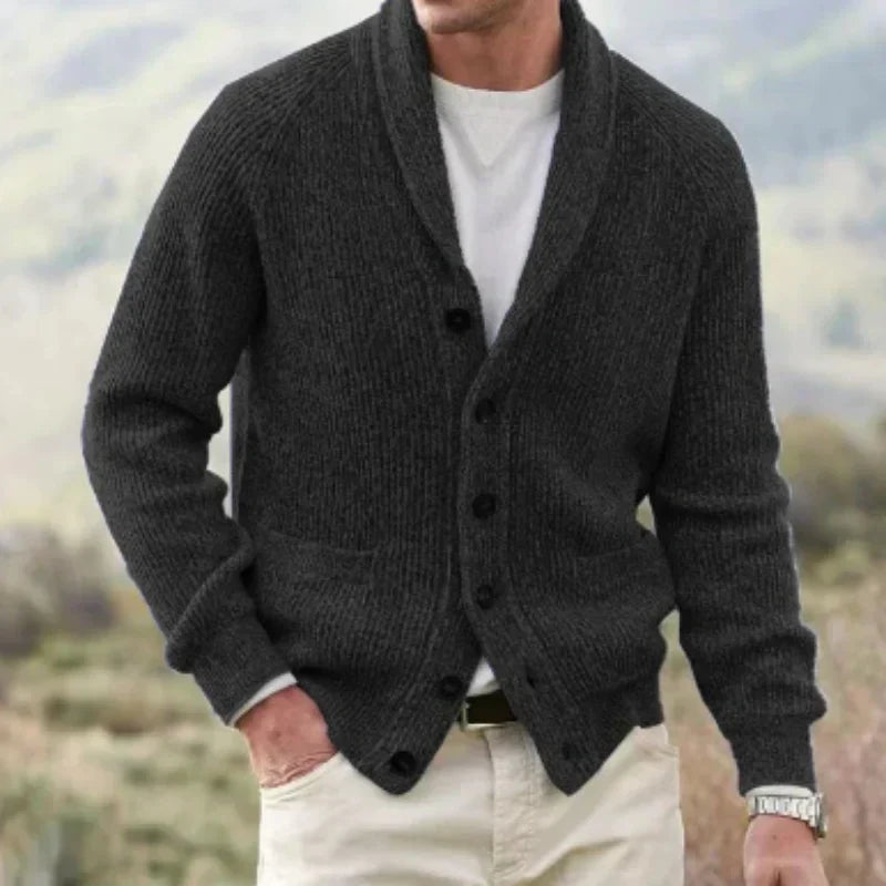 Hudson Wool Shawl Cardigan