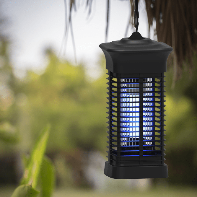 Electric Mosquito Zapper with Light and Removable Collection Tray