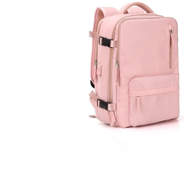 Women's 35L Backpack with USB Charging Port and Laptop Compartment, Wet Shoe Storage