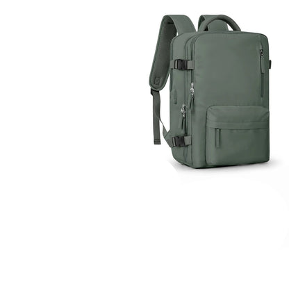 Women's 35L Backpack with USB Charging Port and Laptop Compartment, Wet Shoe Storage