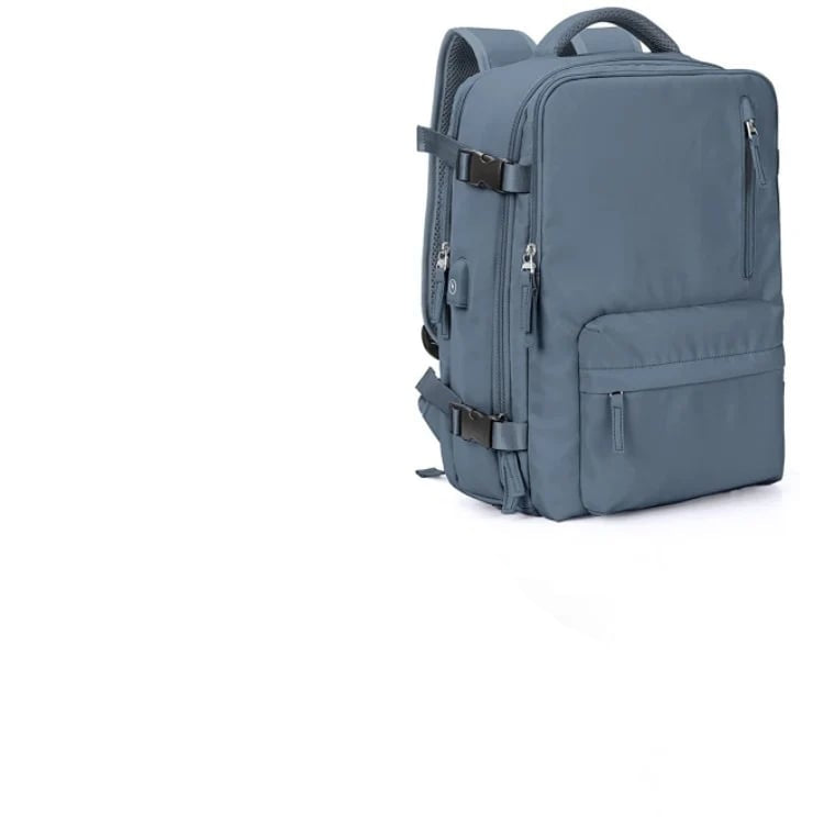 Women's 35L Backpack with USB Charging Port and Laptop Compartment, Wet Shoe Storage