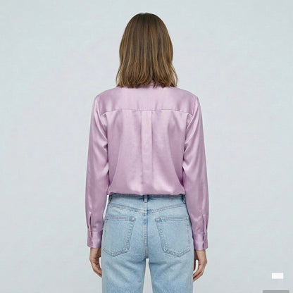 Siena Satin Longline Blouse