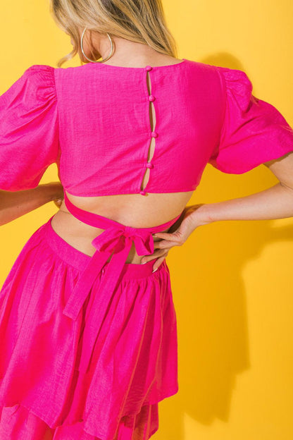 Siena Cutout Mini Dress