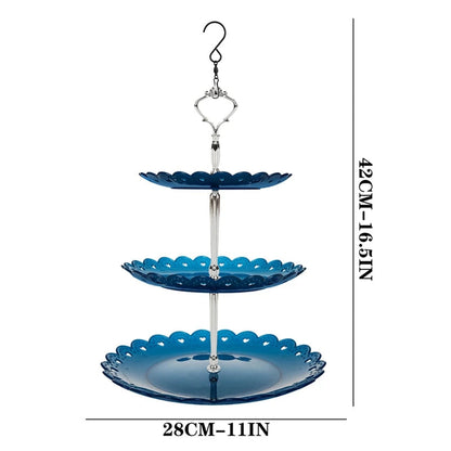Three Tier Hanging Bird Feeder with Separate Water Basin and Bath Tray